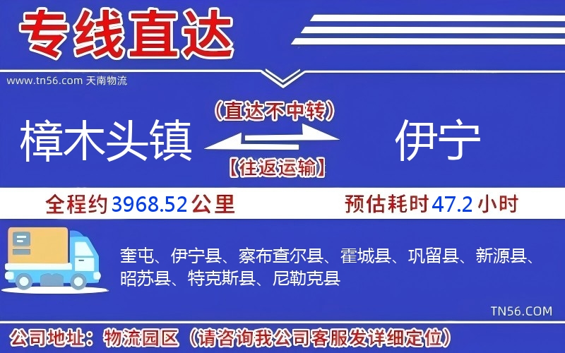 樟木頭鎮(zhèn)到伊寧物流公司 樟木頭鎮(zhèn)到伊寧物流公司